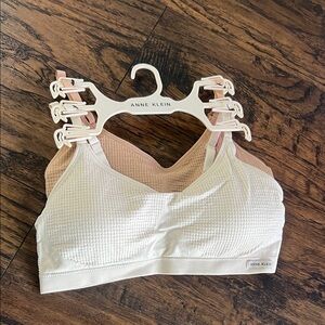 Anne Klein 2 pair padded bralette size XL New With Tags